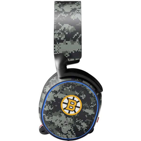 NHL Boston Bruins Camo SteelSeries Arctis 5 Skin