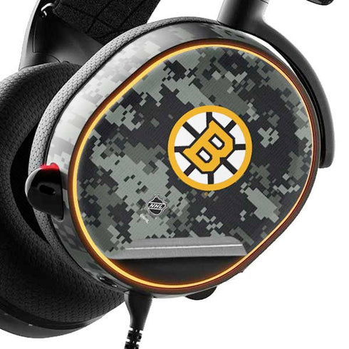 NHL Boston Bruins Camo SteelSeries Arctis 5 Skin