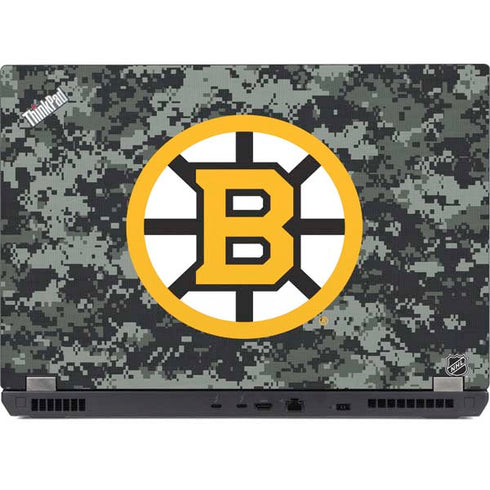 NHL Boston Bruins Camo Lenovo ThinkPad Skin