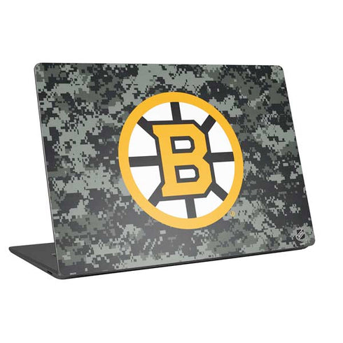 NHL Boston Bruins Camo Universal Laptop 16in (13 x 9.4in) Skin