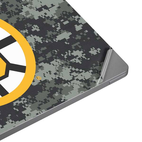 NHL Boston Bruins Camo Universal Laptop 16in (13 x 9.4in) Skin