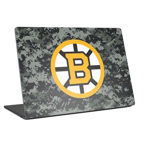 NHL Boston Bruins Camo Universal Laptop 17in (13.8 x 10in) Skin