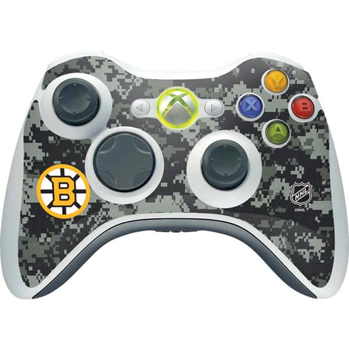 NHL Boston Bruins Camo Xbox 360 Wireless Controller Skin