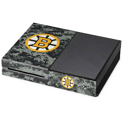 NHL Boston Bruins Camo Xbox One Console Skin