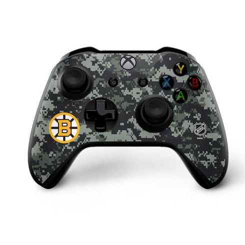 NHL Boston Bruins Camo Xbox One X Bundle Skin