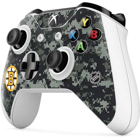 NHL Boston Bruins Camo Xbox One X Controller Skin