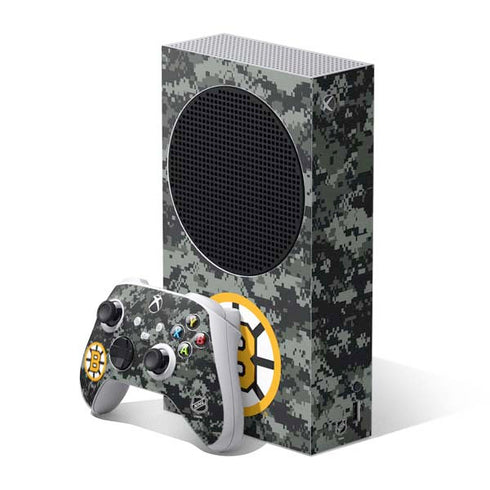 NHL Boston Bruins Camo Xbox Series S Bundle Skin