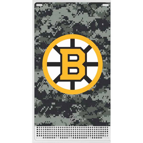 NHL Boston Bruins Camo Xbox Series S Console Skin