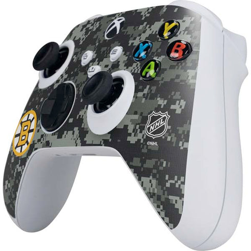 NHL Boston Bruins Camo Xbox Series S Controller Skin