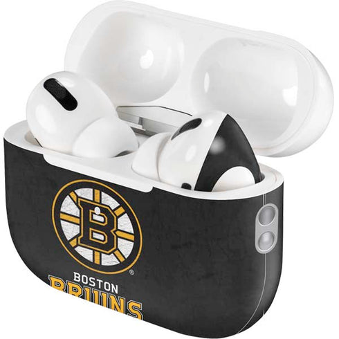 NHL Boston Bruins Distressed AirPods Pro 2nd Gen Skin