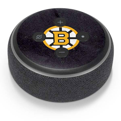 NHL Boston Bruins Distressed Amazon Echo Dot Skin