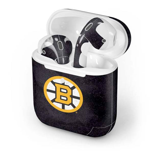 NHL Boston Bruins Distressed Apple AirPods 2 Skin