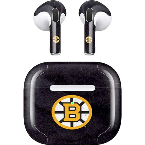 NHL Boston Bruins Distressed Apple AirPods (3rd Gen 2021) Skin