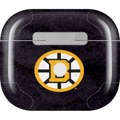 NHL Boston Bruins Distressed Apple AirPods (3rd Gen 2021) Skin