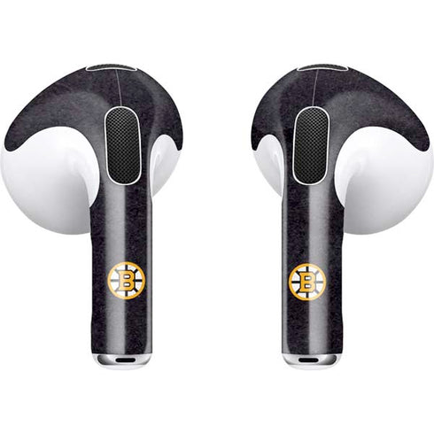 NHL Boston Bruins Distressed Apple AirPods (3rd Gen 2021) Skin