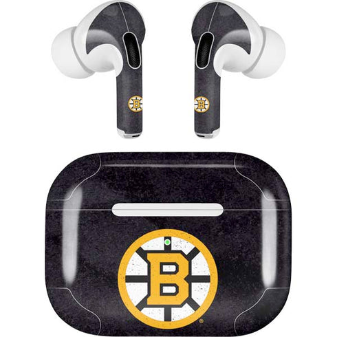 NHL Boston Bruins Distressed Apple AirPods Pro Skin