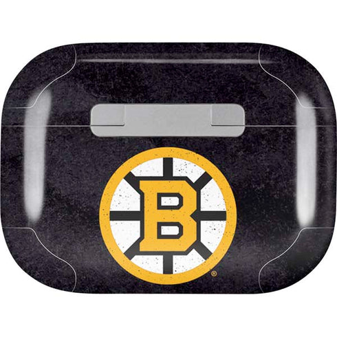 NHL Boston Bruins Distressed Apple AirPods Pro Skin
