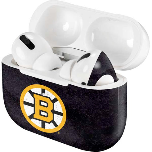 NHL Boston Bruins Distressed AirPods Skins