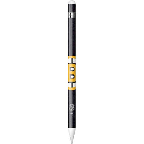 NHL Boston Bruins Distressed Apple Pencil (1st Gen, 2017) Skin