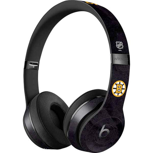 NHL Boston Bruins Distressed Beats Solo 3 Wireless Skin