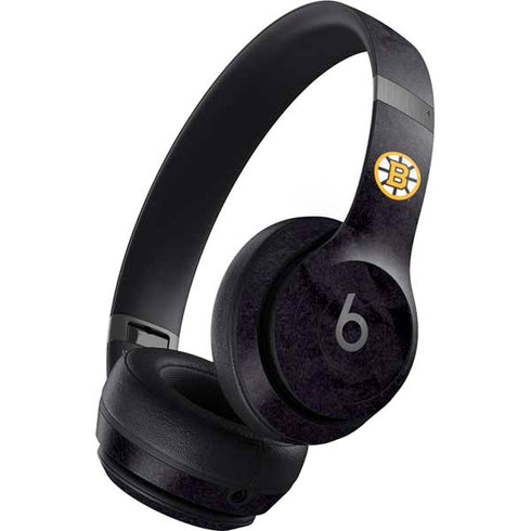 NHL Boston Bruins Distressed Beats Solo 4 Wireless Headphones Skin