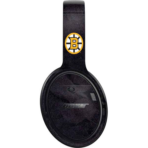 NHL Boston Bruins Distressed Bose QuietComfort 35 Headphones Skin