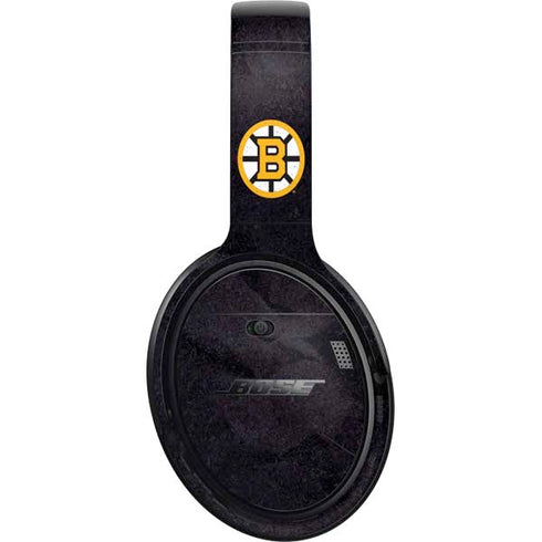 NHL Boston Bruins Distressed Bose QuietComfort 35 II Headphones Skin