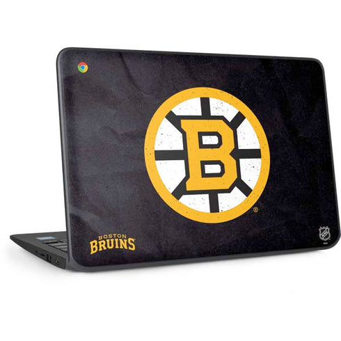 NHL Boston Bruins Distressed HP Chromebook Skin