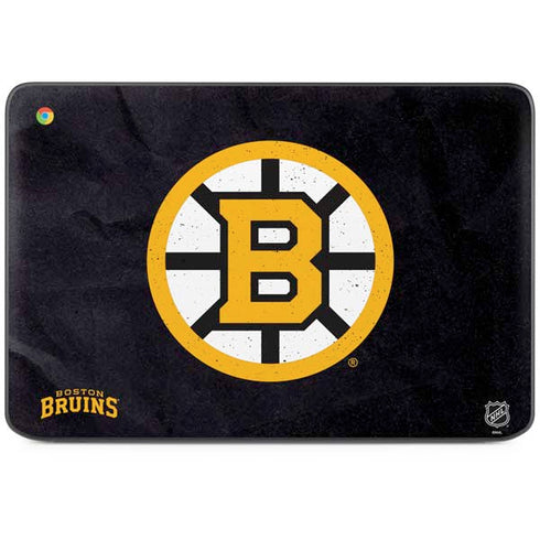 NHL Boston Bruins Distressed HP Chromebook Skin
