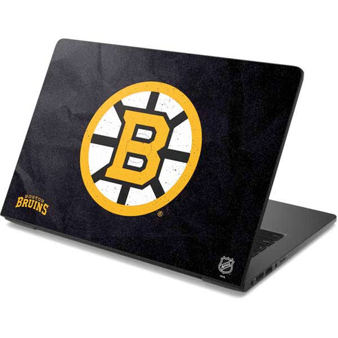 NHL Boston Bruins Distressed Dell Chromebook Skin
