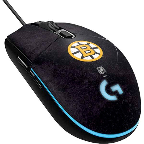 NHL Boston Bruins Distressed G203 Prodigy RGB Wired Gaming Mouse Skin