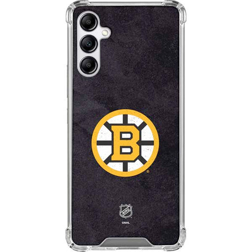 NHL Boston Bruins Distressed Gabb Phone 4 Clear Case