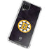 NHL Boston Bruins Distressed Galaxy A12 Clear Case