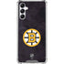 NHL Boston Bruins Distressed Galaxy A14 5G Clear Case