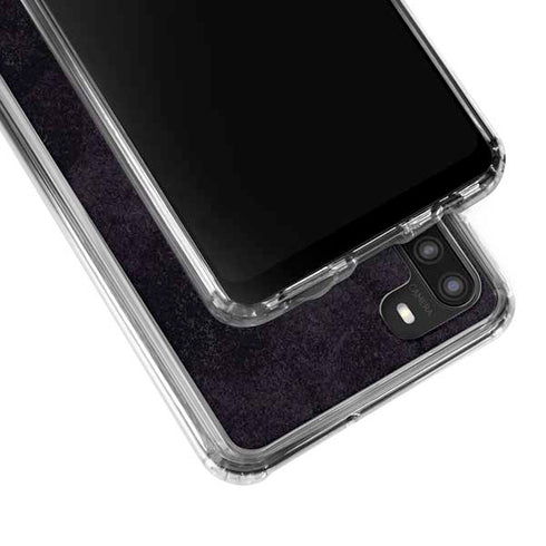 NHL Boston Bruins Distressed Galaxy A21 Clear Case