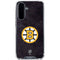 NHL Boston Bruins Distressed Galaxy A36 5G Clear Case