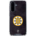NHL Boston Bruins Distressed Galaxy A36 5G Clear Case