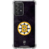 NHL Boston Bruins Distressed Galaxy A52 5G Clear Case