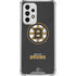 NHL Boston Bruins Distressed Galaxy A53 5G Clear Case