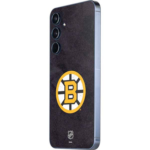 NHL Boston Bruins Distressed Galaxy A55 5G Skin