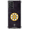 NHL Boston Bruins Distressed Galaxy A72 5G Clear Case