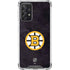 NHL Boston Bruins Distressed Galaxy A72 5G Clear Case