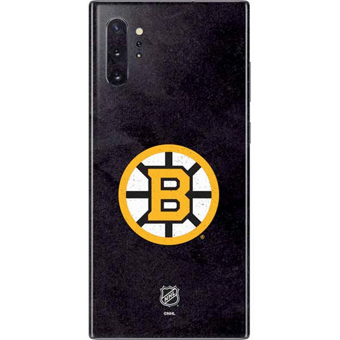 NHL Boston Bruins Distressed Galaxy Note 10 Plus Skin
