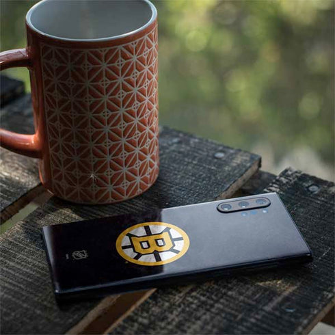 NHL Boston Bruins Distressed Galaxy Note 10 Plus Skin