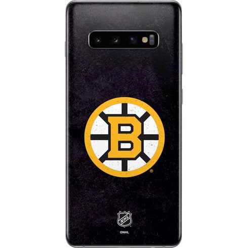 NHL Boston Bruins Distressed Galaxy S10 Plus Skin
