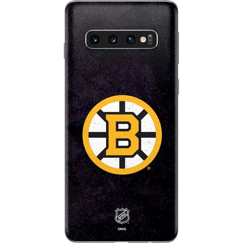 NHL Boston Bruins Distressed Galaxy S10 Skin