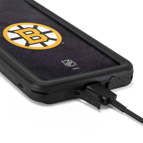 NHL Boston Bruins Distressed Galaxy S20 Waterproof Case