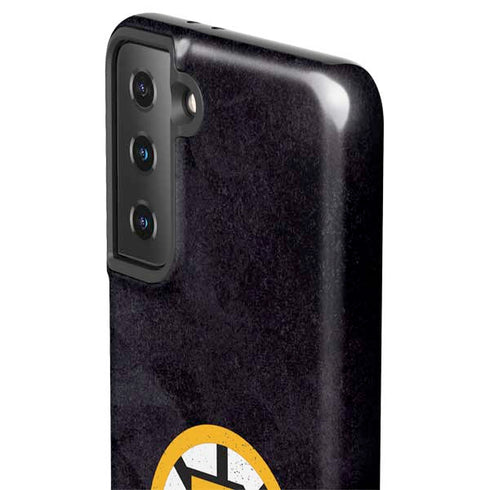 NHL Boston Bruins Distressed Galaxy S21 FE Pro Case