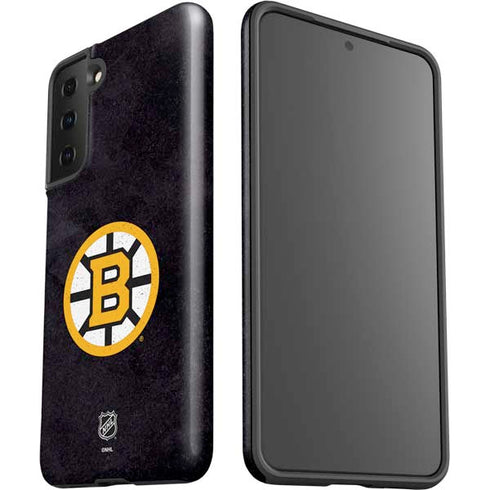 NHL Boston Bruins Distressed Galaxy S21 FE Pro Case