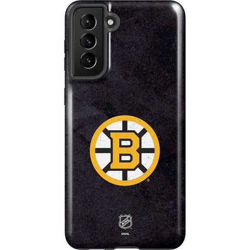 NHL Boston Bruins Distressed Galaxy S21 Plus 5G Pro Case